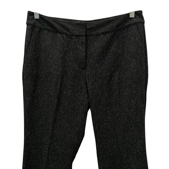 Ann Taylor Classic Dark Gray Tweed Dress Pants Size 8P Petite - Picture 2 of 12